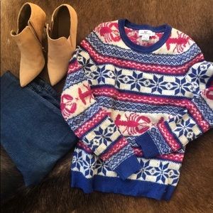 Vineyard Vines XS Holiday Lobster Sweater